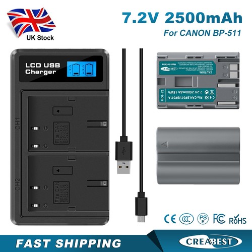 Batteria 2500mah 511a - batteria, bp-511a